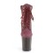 Flamingo-800TL-02 - Burgundy Nubuck Faux Leather Dark Brown Ma  