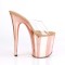 Flamingo-801 - Clear Rose Gold Chrome  