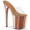 Flamingo-801 - Clear Rose Gold Chrome  