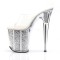 FLAMINGO-801G - Clear Silver Glitter