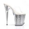 FLAMINGO-801G - Clear Silver Glitter