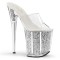 FLAMINGO-801G - Clear Silver Glitter
