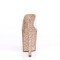 Flamingo-801LG - Clear Rose Gold Multi Glitter  