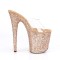 Flamingo-801LG - Clear Rose Gold Multi Glitter  