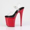 Flamingo-808 - Clear Black Red Patent