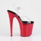 Flamingo-808 - Clear Black Red Patent