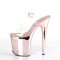 Flamingo-808 - Clear Rose Gold Chrome