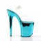 FLAMINGO-808 - Clear Turquoise Chrome