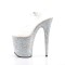 Flamingo-808LG - Clear Silver Multi Glitter  