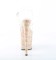 Flamingo-808MB - Clear Blush Gold Marble