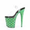 Flamingo-808MSLG - Clear Green Multi Glitter