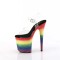 Flamingo-808RG-04 - Clear Rainbow Glitter