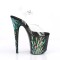 Flamingo-808SPLA-1 - Clear Black Purple Green Hologram  