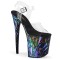 Flamingo-808SPLA-1 - Clear Black Purple Green Hologram  