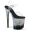 Flamingo-808SS - Clear Black Silver Multi Glitter