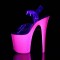FLAMINGO-808UVG - Clear Neon Pink Glitter