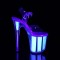 Flamingo-808UVG - Clear Neon Pink Glitter  