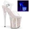 Flamingo-808UVG - Clear Neon Pink Glitter  