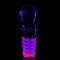 Flamingo-808UVLN - Clear Neon Bubble Gum Pink Glitter  