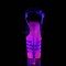 Flamingo-808UVLN - Clear Neon Bubble Gum Pink Glitter  