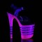 Flamingo-808UVLN - Clear Neon Bubble Gum Pink Glitter  