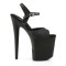 Flamingo-809-2G - Black Glitter/Black-Glitter