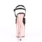Flamingo-809 - Black Pat Rose Gold Chrome  