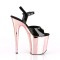 Flamingo-809 - Black Pat Rose Gold Chrome  