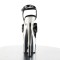 FLAMINGO-809 - Black Patent Silver Chrome