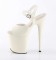 Flamingo-809 - Off White Faux Leather Matte