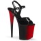Flamingo-809BR - Black Pat Red  