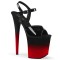 Flamingo-809BR-H - Black Pat Red  