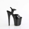 Flamingo-809GP - Black Glitter Patent Matching