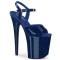 Flamingo-809GP - Navy Blue Glitter Patent
