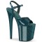 Flamingo-809GP - Teal Glitter Patent