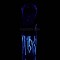 FLAMINGO-809NLB - Black Black Neon Blue