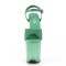 Flamingo-809T - Green Faux Leather Frosted  