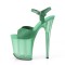 Flamingo-809T - Green Faux Leather Frosted  