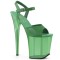 Flamingo-809T - Green Faux Leather Frosted  