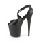 Flamingo-821 - Black Faux Leather Matte  