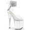 Flamingo-824RS-02 - Clear Silver AB Rhinestones