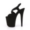 Flamingo-831FS - Black Faux Suede  
