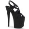 Flamingo-831FS - Black Faux Suede  