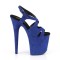 Flamingo-831FS - Royal Blue Faux Suede Su  