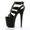 FLAMINGO-858 - Black Faux Leather Black Matte