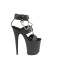 Flamingo-861 - Black Faux Leather Matte