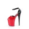 Flamingo-868 - Red Black Patent