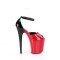 Flamingo-868 - Red Black Patent