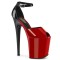 Flamingo-868 - Red Black Patent