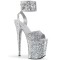 Flamingo-891LG - Silver Glitter  